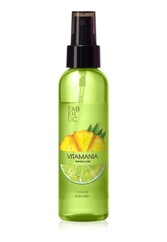 Мист Faberlic для тела VitaMania ананас и лайм