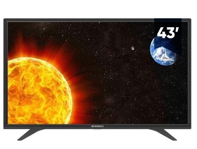 Tелевизор Shivaki S43KF5500 android, Серый