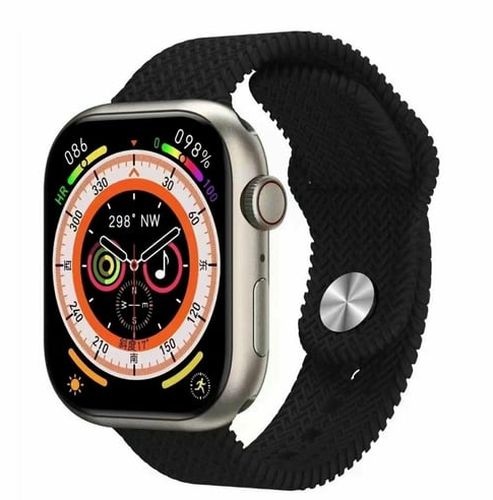 Смарт часы Apple Watch HK9 Pro Max Replica, Серебристый, 50 mm