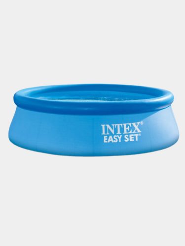 Надувной бассейн Intex Easy Set 28106, 244х76 см, Голубой