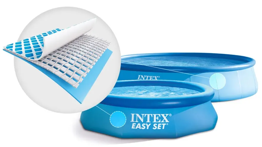 Надувной бассейн Intex Easy Set 28106, 244х61 см, Голубой, купить недорого
