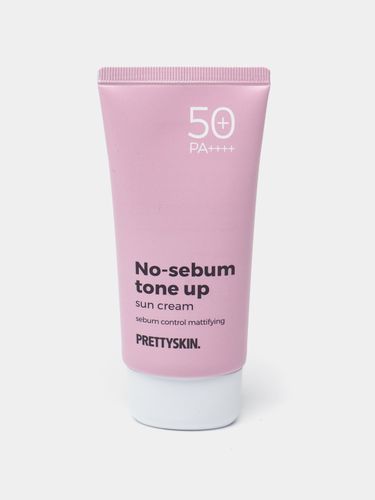 Солнцезащитный крем Pretty Skin No-sebum tone up SPF50+ PA++++, 70 мл, купить недорого
