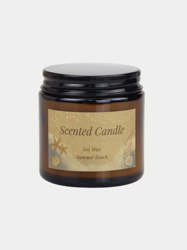 Свеча ароматическая Scented Candle в банке Summer Beach, купить недорого