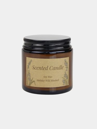 Свеча ароматическая Scented Candle в банке Holiday Wild Bluebell, купить недорого