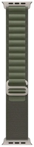 Часы Apple Watch Ultra, Titanium Case with Green Alpine Loop, 49 мм, купить недорого