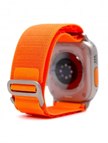 Часы Apple Watch Ultra, Titanium Case with Orange Alpine Loop, 49 мм, купить недорого