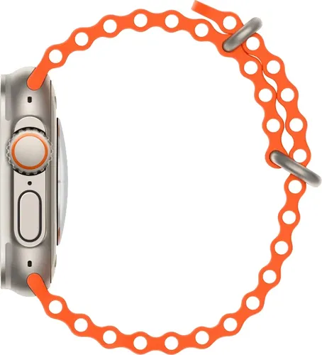 Часы Apple Watch Ultra 2, Titanium Case with Orange Ocean Band, 49 мм, в Узбекистане