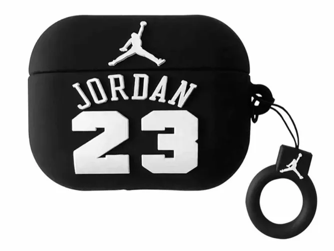 Чехол для наушников Apple AirPods Case Jordan 23, Black