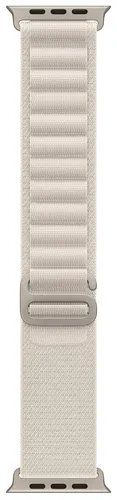 Часы Apple Watch Ultra, Titanium Case with Starlight Alpine Loop, 49 мм, в Узбекистане