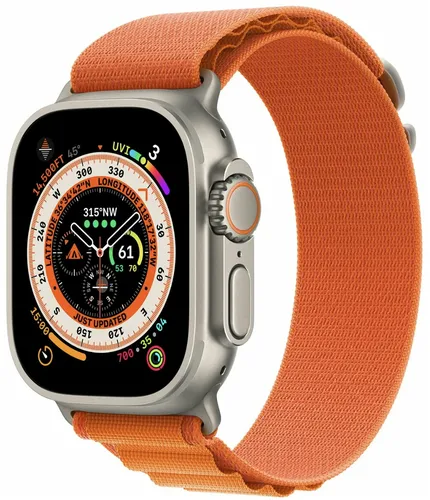 Ремшок Apple Watch Alpine Loop, Replica, Оранжевый