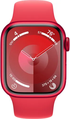 Часы Apple Watch Series 9, Product Red Aluminum Case with Red Sport Band, 41 мм