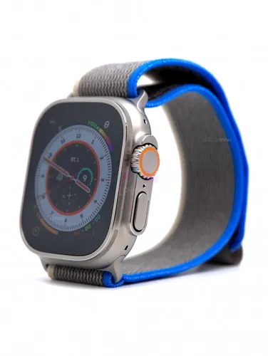 Часы Apple Watch Ultra, Titanium Case with Blue/Gray Trail Loop, 49 мм, фото