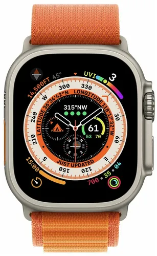 Ремшок Apple Watch Alpine Loop, Replica, Оранжевый, купить недорого