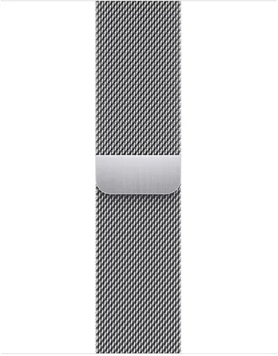 Часы Apple Watch Series 7, Silver Stainless Steel Case with Silver Milanese Loop, 45 мм