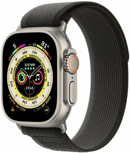 Ремешок Apple Watch Band Trail Loop, Gray/black