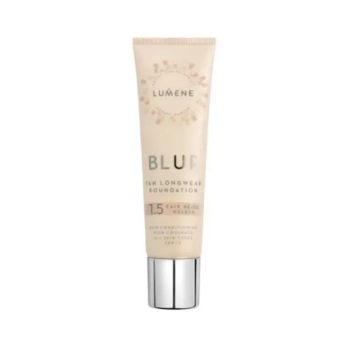 Тональный крем для лица Lumene Blur 16H Longwear Foundation SPF15, №-1.5-Fair Beige, 30 мл