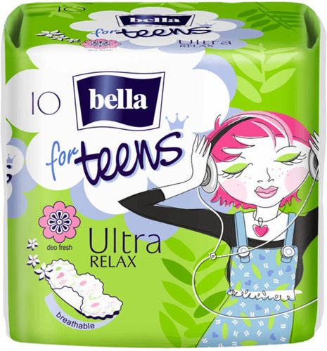 Прокладки женские Bella Ultra Relax for teens, 10 шт