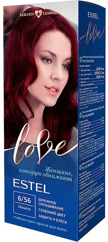 Краска для волос Estel Love, №-6/56, Махагон