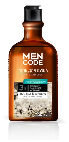 Средство для душа Men Code, 300 мл