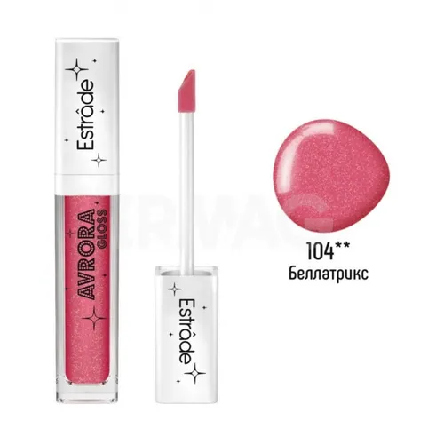 Мерцающий блеск для губ Avrora Gloss Glitter, №-104-Беллатрикс, 7 мл