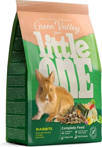 Сухой корм для разнотравья кроликов Little one Зеленая долина, 750 г
