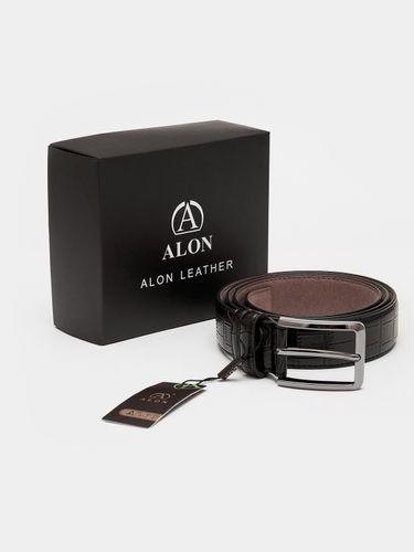 Ремень для брюк Alon Leather AK4, Черный, фото