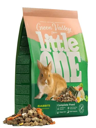 Сухой корм для разнотравья кроликов Little one Зеленая долина, 750 г, купить недорого