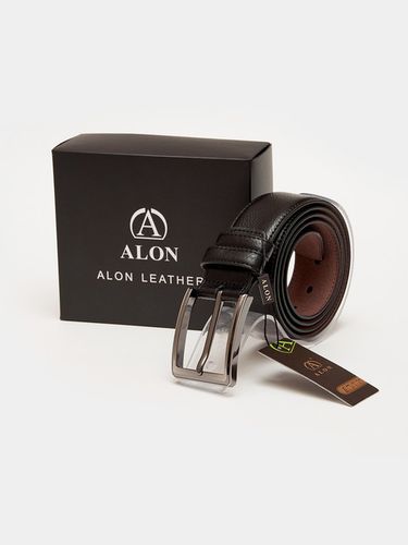 Ремень для брюк Alon Leather AK2, Черный, купить недорого