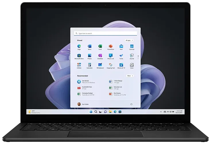 Ноутбук Microsoft Surface Laptop 5 1951 | Intel® Core™  i5-1245U| 16Gb DDR5| SSD 256GB, Черный, купить недорого