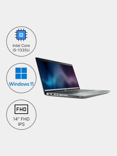 Ноутбук DELL Latitude 5440 | Intel® Core™  i5-1335U| 16Gb DDR4| SSD 256GB | 14'' FHD, Серый, купить недорого