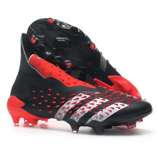 Футбольные бутсы Adidas Predator Freak Lux Copy, Черный-красный, фото № 28