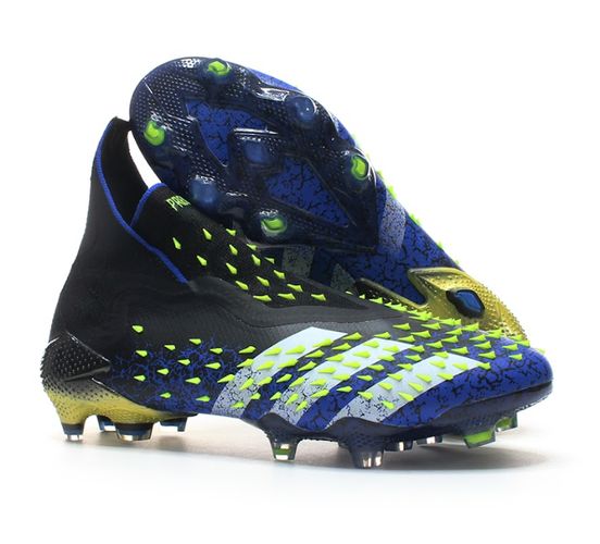 Футбольные бутсы Adidas Predator Freak Lux Copy, Черный-синий, фото № 29