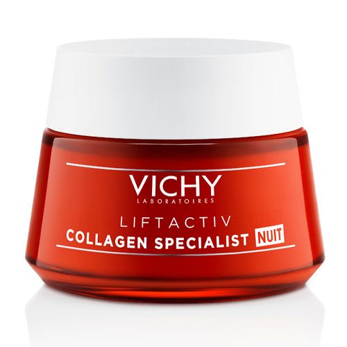 Terini tiklash uchun tungi "Vichy Liftactiv Collagen Specialist" kremi, 50 ml