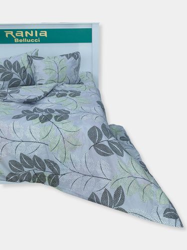 Комплект постельного белья двуспальный Rania из эко-бамбука Ra-26, 220x230 см, Зеленый, купить недорого