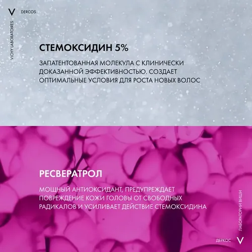 Cыворотка для роста объема и густоты волос со стемоксидином Vichy Dercos Densi-Solutions, 100 мл, фото