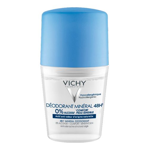 Alyuminiy tuzlarisiz Vichy mineral rulonli dezodorant 48 soat, 50 ml