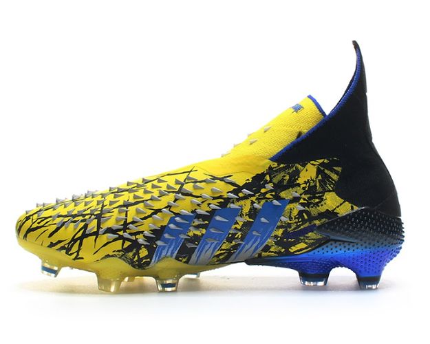 Футбольные бутсы Adidas Predator Freak Lux Copy, Черный-желтый, фото № 21