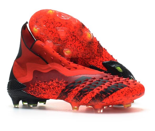 Футбольные бутсы Adidas Predator Freak Lux Copy, Красный, O'zbekistonda