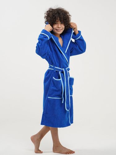 Банный халат махровый AD-0756p, Синий, купить недорого