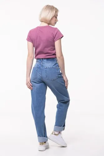 Женские джинсы Rumino Jeans Wide Leg KJ-10, Синий, купить недорого