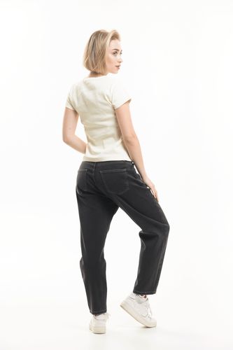 Женские джинсы Rumino Jeans Straight RJ-20053, Черный, в Узбекистане