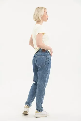 Женские джинсы Rumino Jeans Straight KJ-30, Синий, фото № 11