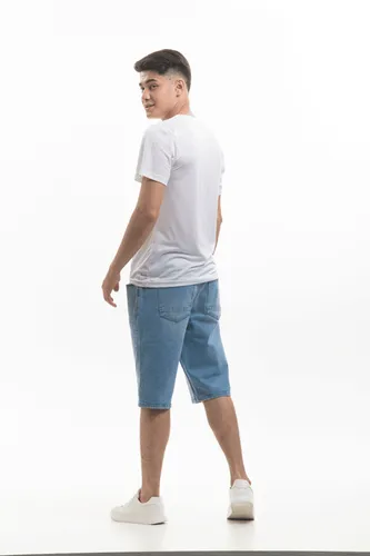 Мужские шорты Rumino Jeans RJ-2028, Светло-голубой, фото № 15