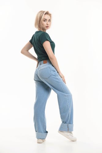 Женские джинсы Rumino Jeans Wide Leg RJ-20127, Светло-голубой, 21990000 UZS