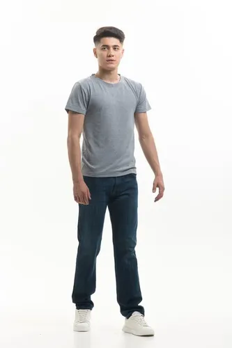 Мужские джинсы Rumino Jeans Straight KJ-23, Темно-синий, купить недорого