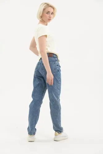 Женские джинсы Rumino Jeans Straight KJ-30, Синий, фото № 10