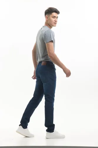 Erkaklar uchun jinsi shim Rumino Jeans Tapered Straight RJ-20048, To'q-ko'k, фото № 9