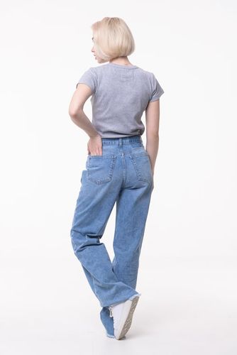 Женские джинсы Rumino Jeans Wide Leg KJ-25, Светло-голубой, 21990000 UZS