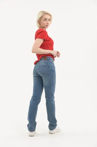 Женские джинсы Rumino Jeans Straight KJ-27, Синий