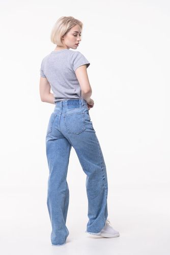 Женские джинсы Rumino Jeans Wide Leg KJ-25, Светло-голубой, купить недорого